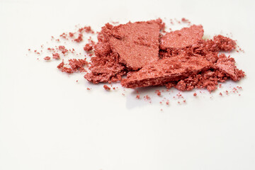 コスメの粉砕されたアイシャドウ素材