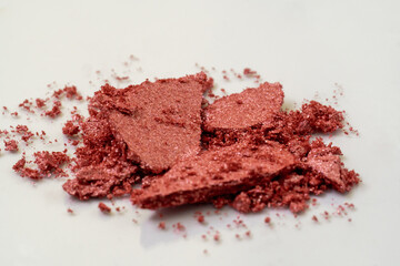 コスメの粉砕されたアイシャドウ素材