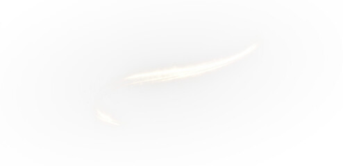 White glowing light trail, shine, sparkle, curve, abstract. This PNG Overlay creates transparent luminous motion with elegant sparkle effect for festive, fantasy, and magic designs.