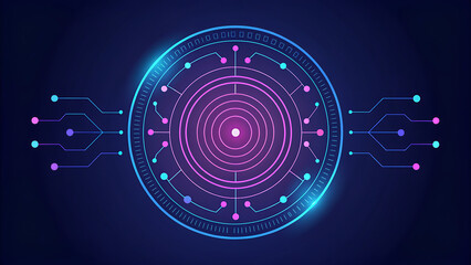 “Futuristic Digital Clock Interface – Concept of Time Management, Cyber UI, and Tech Scheduling Systems”