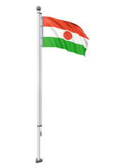 Niger_Flag_Pole_3DModel
