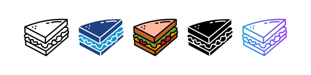 Sandwich multiple icon