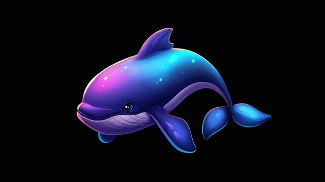 Cartoon dolphin illustration
