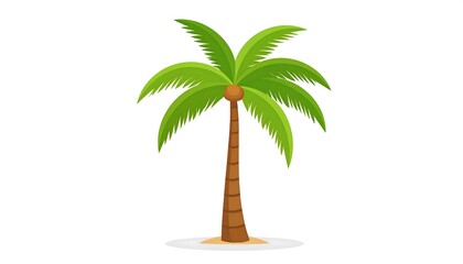 Cartoon palm tree illustration