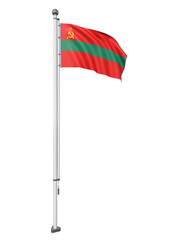 Transnistria_Flag_Pole_3DModel