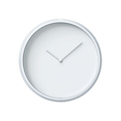 Simple white wall clock