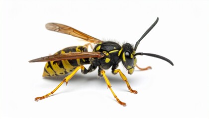 bee isolated on white