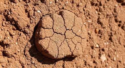Wabi-Sabi Aged Clay Wall with Natural Cracks for an Earthy, Authentic Background