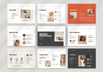 Brand Proposal Landscape Brochure Template