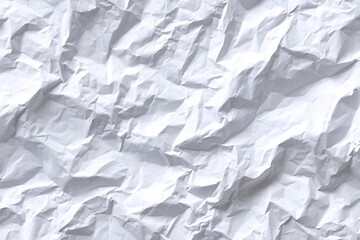 Fototapeta premium Crumpled White Paper Surface with Folds and Shadows in Soft Light