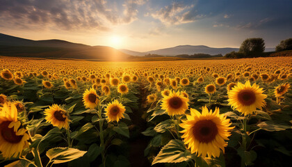 Obraz premium Sunflower Field