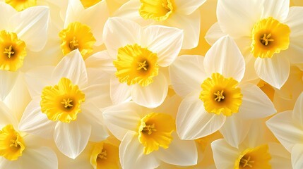  A cluster of white and yellow blossoms featuring a central yellow hue within the petal arrangement
