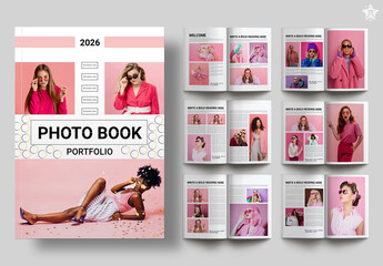 Photo Book Magazine Layout