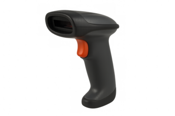 Barcode scanner on transparent background: ready for your design
