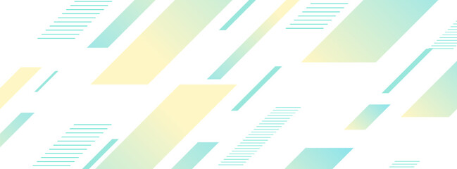 banner geometric background green and yellow slash shape gradations. simple design.vector eps 10