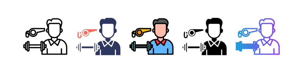 Fitness Coaching multiple icon