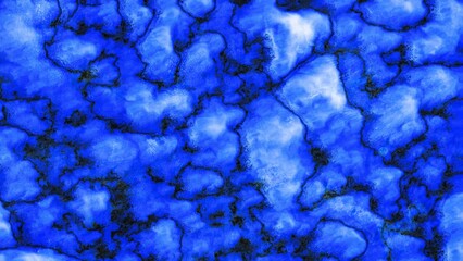 ブルーの抽象的なバックグラウンド｜ふんわりとしたコットンのような質感や立体感