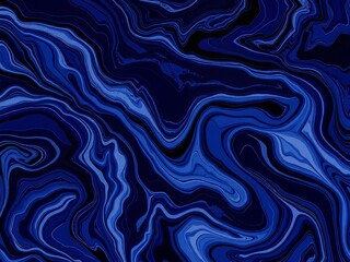 Abstract Blue Marble Swirls: An Elegant and Contemporary Design For Backgrounds