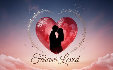 Couple in love forever loved