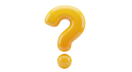 Isolated Question Mark