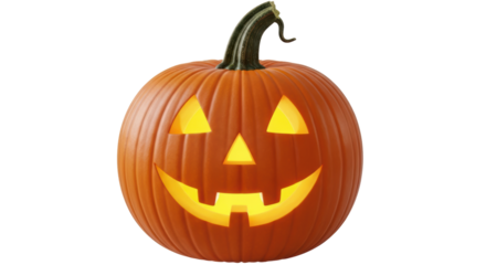 Isolated Halloween Pumpkin