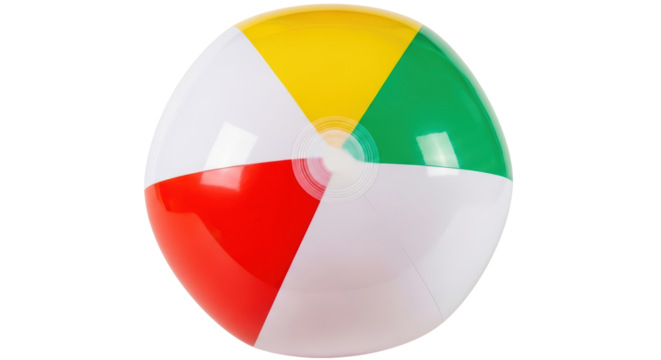 Isolated Inflatable Beach Ball