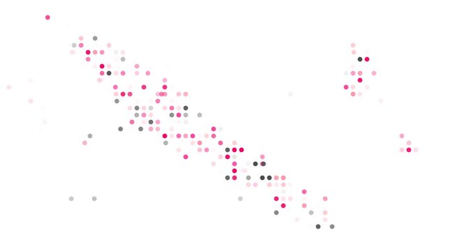 Minimalist Abstract Circle Animation Of New Caledonia