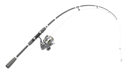 Isolated Fishing Rod