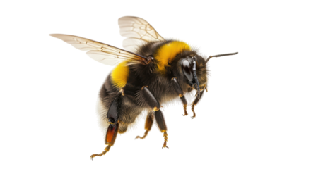 Isolated Bumblebee