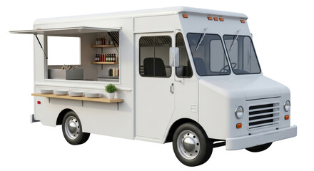 Isolated Food Truck