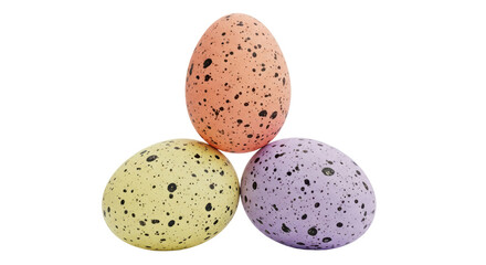 Isolated Easter Eggs