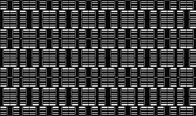 black horizontal strip, Black and white background, seamless pattern style repeat seamless pattern design for fabric printing or wallpaper