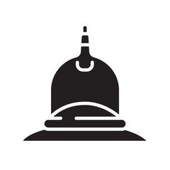 massage cup color flat icon for digital and print projects.