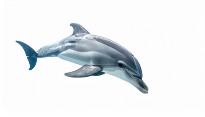 dolphin isolated on white
