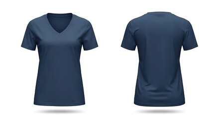 Fototapeta premium 3D mockup of a maroon color of woman polo tshirt