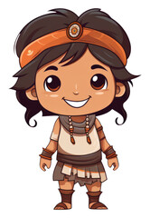 PNG Indian kid cartoon cute