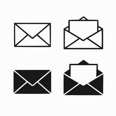 set of mail icons