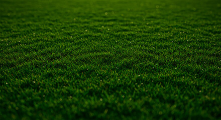Lush green grass field