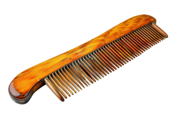 Antique comb heirloom vintage hairstyle wood carving grooming instrument hair care product design