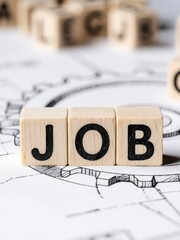 Job opportunities exploration workplace written content professional environment close-up view career development insights