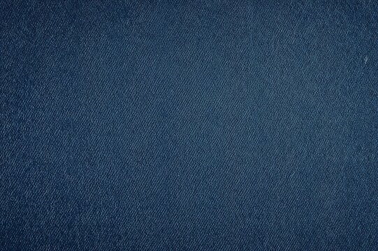 Denim trousers isolated on white backdrop. Textured denim fabric for design use. Blank area for text. Promotional material. Denim material background.