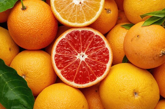 Fresh citrus fruits for a healthy diet and weight management - Powered by Adobe