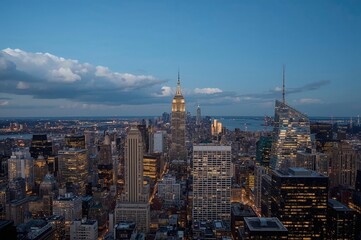 Panoramic Urban Horizon