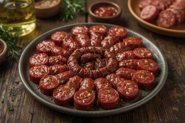 Obraz premium Traditional Sausage Delight