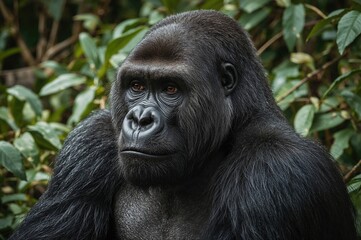 Obraz premium The Mighty Silverback Guhonda