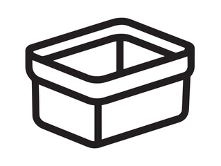 Fertilizer Box Icon with Sophisticated Minimal Agricultural Artwork