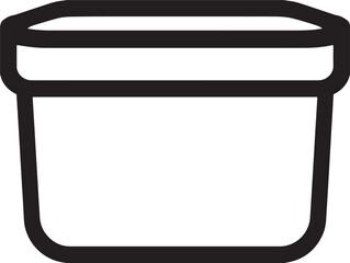 Refined Fertilizer Box Illustration in Simplified Vector Art Style