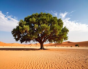  A tree on the sand 