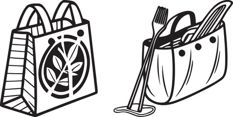 set of kitchen tools