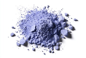 Dusty, crumbled lavender powder